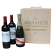 Coffret vin personnalisé 3 bouteilles prénom 