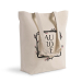 Sac shopping 100% coton imprimé printemps