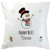 Coussin theme noel Bonhomme des neiges