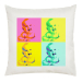 Coussin Pop Art 4 photos