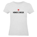T-shirt femme gris ash Maman d'amour