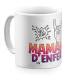 Mug céramique blanc Maman d'Enfer
