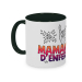 Mug noir Maman d'Enfer