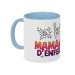 Mug bleu Maman d'Enfer