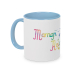 Mug bleu Maman Relax