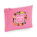 Pochette multi-usage rose ATSEM en or