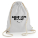 Sac de loisir gris clair Grand-mère heureuse