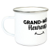 Tasse émaillée Mamie heureuse