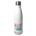 Gourde thermos imprimée HELLO