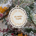 Boule de Noël Couronne de l'Avent personnalisée