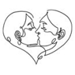 One line Lesbienne