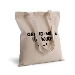 Tote bag deluxe Grand-mère heureuse