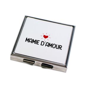 Miroir de poche Mamie d'amour