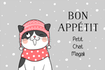 Chat bonneté