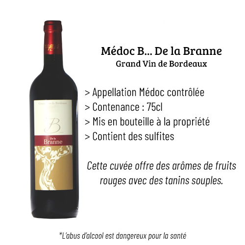 Coffret à vin 2 pièce personnalisé pour dire Merci