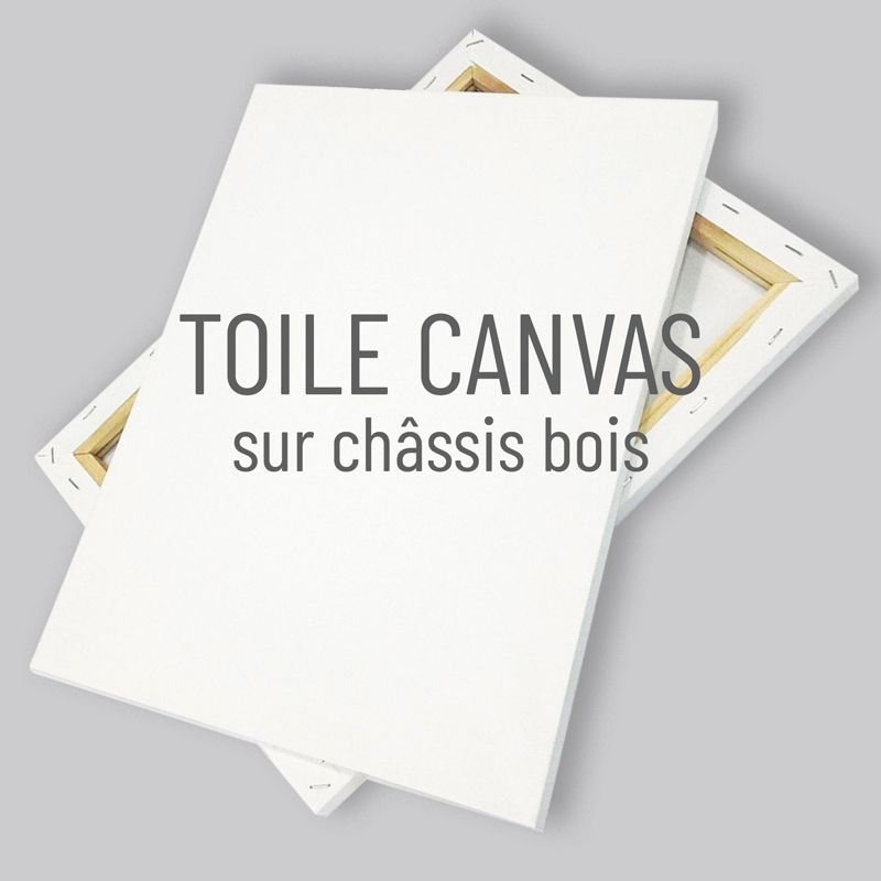 Toile canvas sur châssis bois