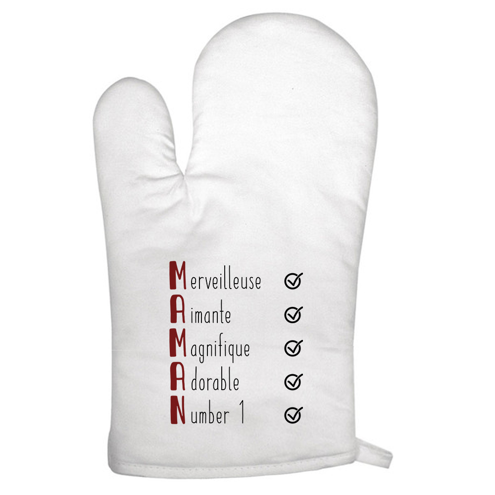 De nouveaux gants de cuisine pour maman !