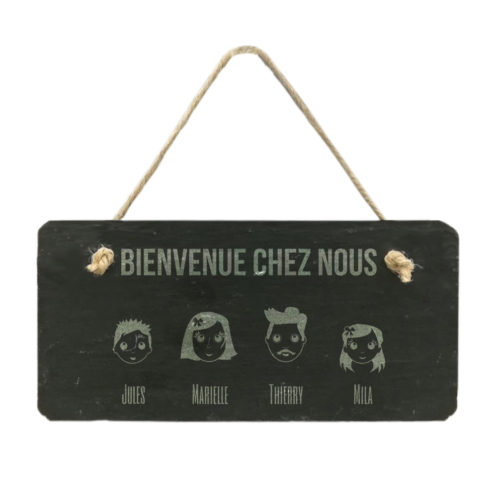 Plaque de porte personnalisée - Bureau, porte d'entrée - Store Deléage