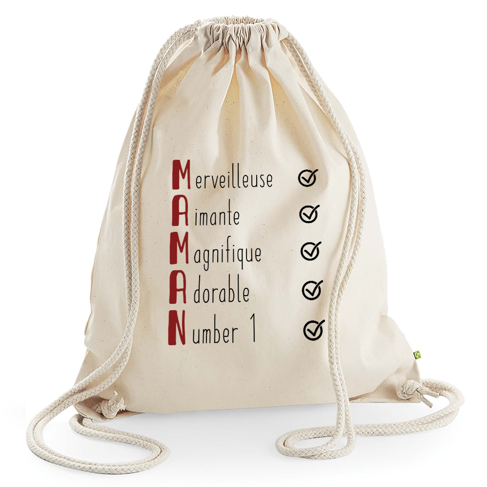 Sac maman , sac personnalisé maman, sac merveilleuse maman , cadeau maman