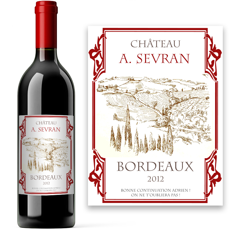 Bouteille de Vin Personnalisée - Coffret Vin personnalisé en ligne