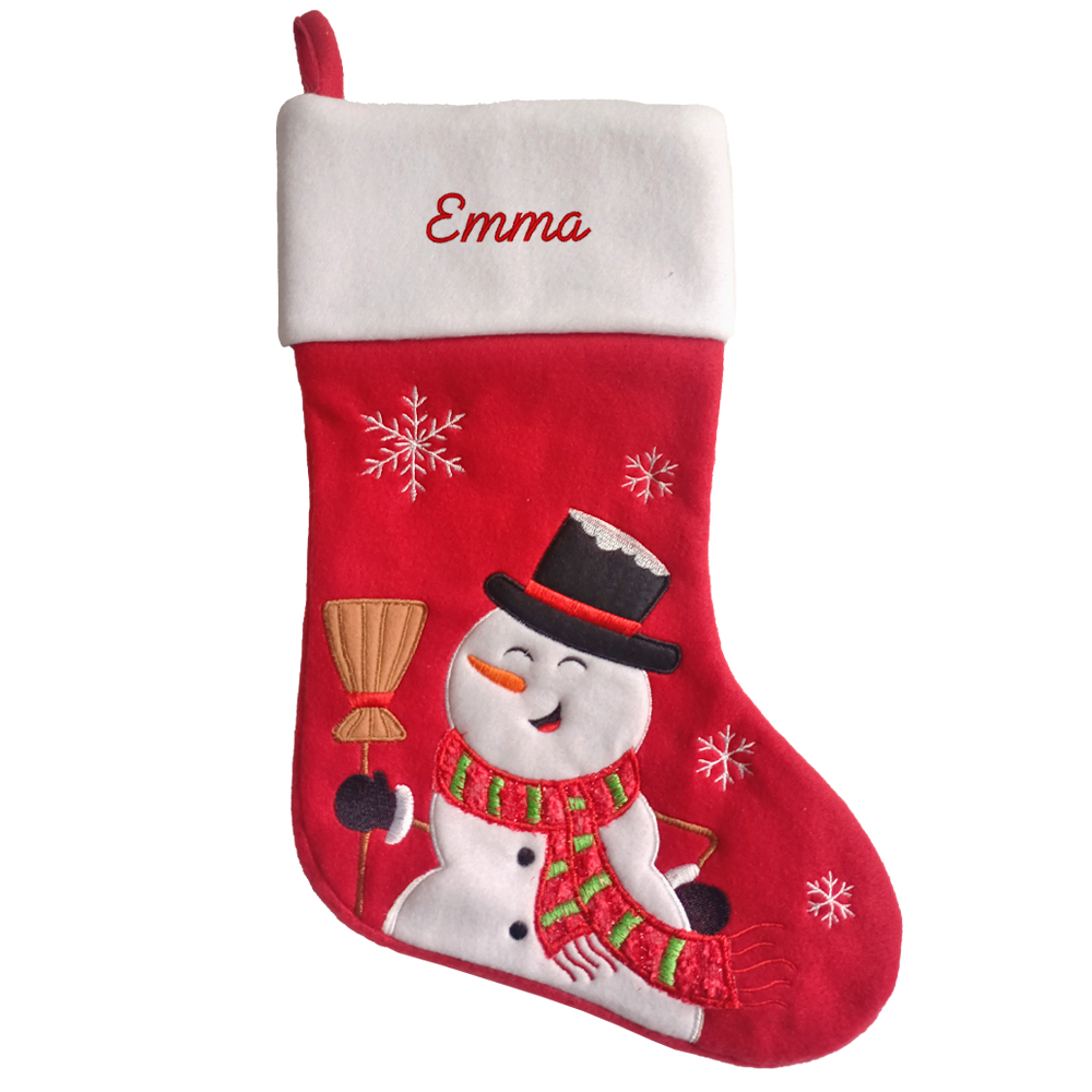 Décoration murale chaussettes de Noël personnalisées