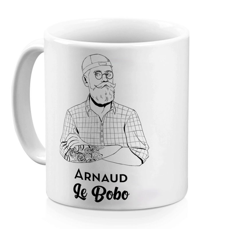 Mug magique blanc à sublimation taille 330 ml