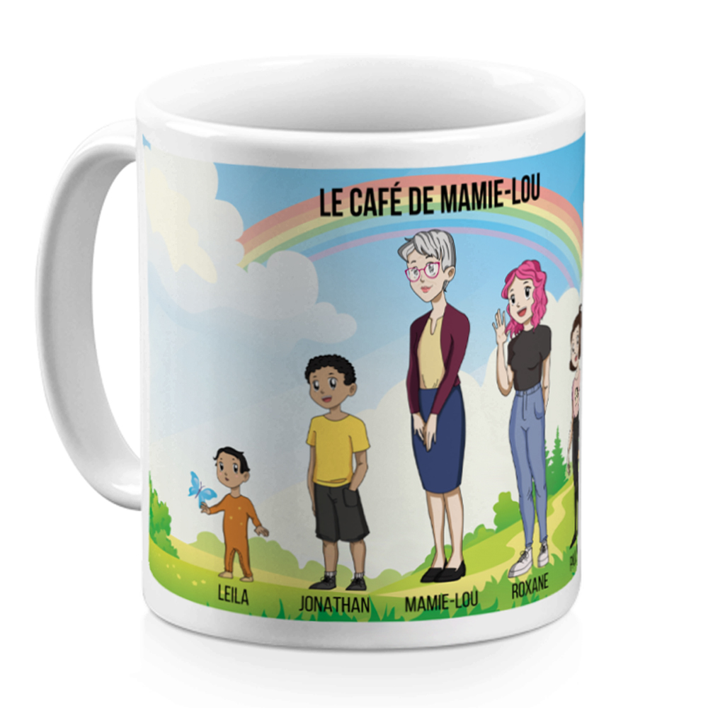 Mug personnalisé family