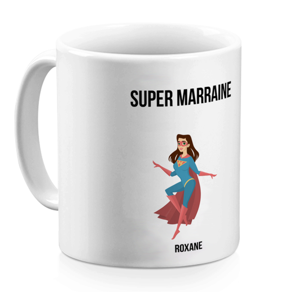 Mug personnalisé super famille 