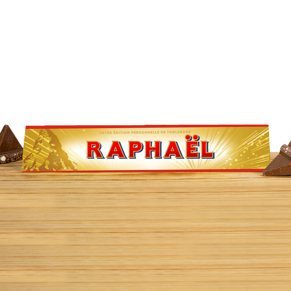 Toblerone® 360g personnalisé Papa - Chocolat au Lait