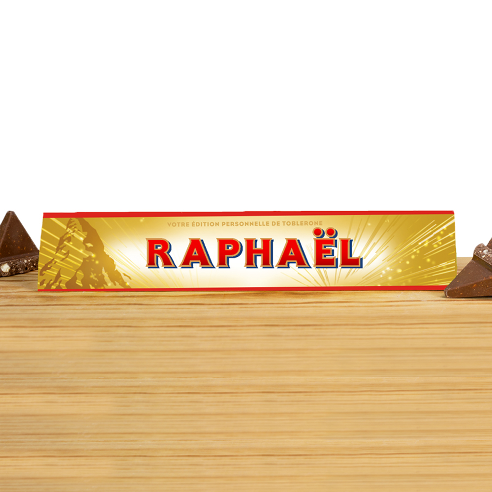 Chocolat Toblerone personnalisé